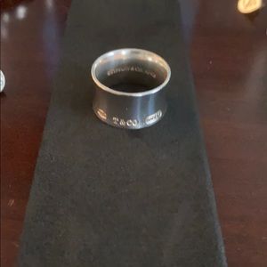 1837 Tiffany sterling silver thick band